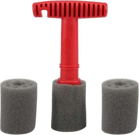 Car Wash Embedded Tire Screw Brush Lug Nut Wheel Cleaning Tools with 3 Extra Sponges in Saudi Arabia