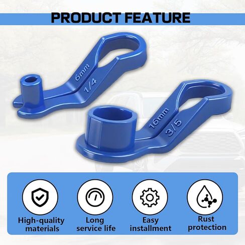 7PCS Fuel Line Disconnect Tool Set, Fuel Filter Removal Tool, AC Line Removal Release Tool, 1/4 5/16 3/8 1/2 5/8 3/4 7/8 Inch Quick Disconnect Kit Compatible with Ford GM Chrysler Mazda in Saudi Arabia