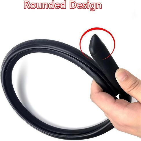 2PCS 2.62Ft Car Door Weather Stripping Rubber - Car Door Seal Strip for Noise Reduction, Dustproof B Pillar Seals, U-Shape Thickened Car Door Seal Strip Rubber Edge Trim in Saudi Arabia