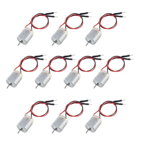 10PCS 130 Miniature DC Motors 1.5V 3V 5V 6V Micro Electric Motor with Wire for DIY Toys Science Projects, Small Electronics DIY in Kuwait