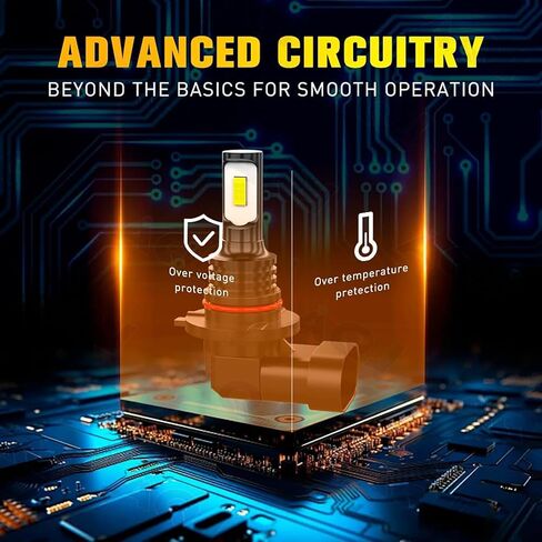 For Chevy Cruze 2011 2012 2013 2014 2015 Bulb Light Combo,9008/H13 H8 Fog Light Bulbs,6000K White,500% Brightness,9008 Light Bulbs,70W,4 Pack in Saudi Arabia