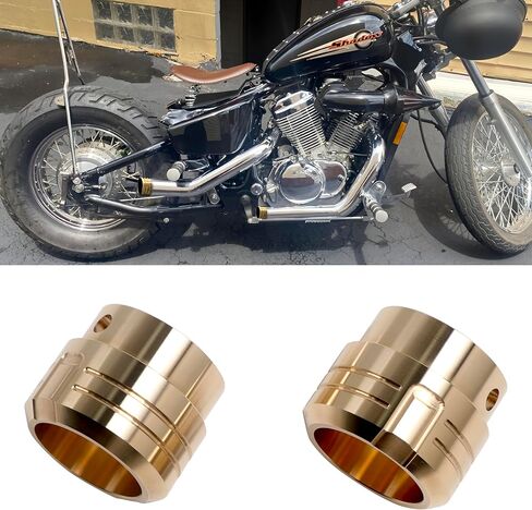 Brass Copper Exhaust Tips for 1.75" O.D. Exhaust Pipe – Premium Look, Easy Install in Saudi Arabia