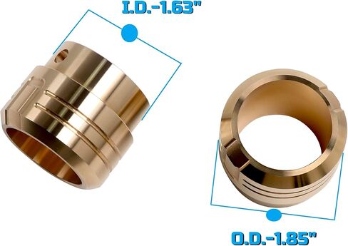 Brass Copper Exhaust Tips for 1.75" O.D. Exhaust Pipe – Premium Look, Easy Install in Saudi Arabia