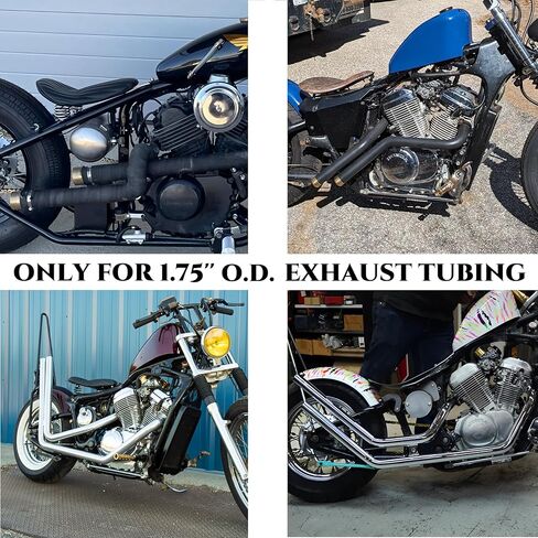 Brass Copper Exhaust Tips for 1.75" O.D. Exhaust Pipe – Premium Look, Easy Install in Saudi Arabia