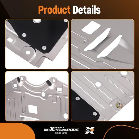 maxpeedingrods Engine Splash Shield لسيارة Honda Civic 1.5L 2.0L 2022، لوحة غطاء درع أسفل السيارة، واقي دفقة المحرك 74111T20A0، واقي علبة المحرك من الألومنيوم 74111-T20-A0 in Kuwait
