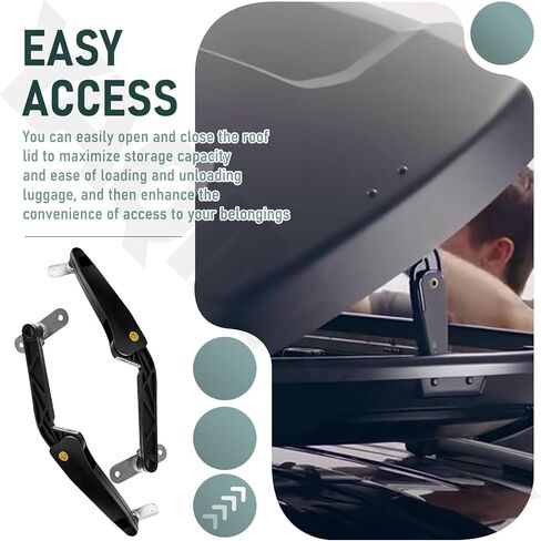 14933 14936 Car Roof Box Replacement Lid Lifter Compatible with THU-le 623 624 628 633 634 635 636 625 626 Models for Hy-per, As-Cent, Pu-lse, at-lantis in Saudi Arabia