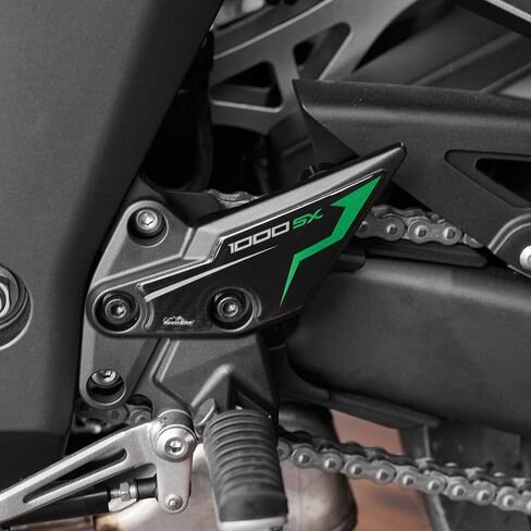 ملصقات ثلاثية الأبعاد للدراجة النارية من الراتنج متوافقة مع Kawasaki Ninja 1000 SX 2021-2025. وسادة كعب لحماية الدراجة من الصدمات والخدوش. زوج من الملصقات ثلاثية الأبعاد من الراتنج لأداة Moto in Kuwait