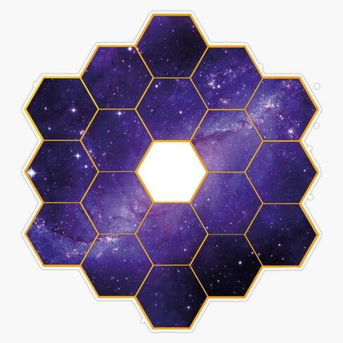 ملصق مغناطيسي من الفينيل لتلسكوب جيمس ويب الفضائي Jwst ملصق مغناطيسي مقاس 5 بوصات من MAGNET James Webb in Kuwait