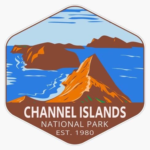 Magnet Channel Islands National Park California Magnet Vinyl Decal Sticker 5" in Kuwait