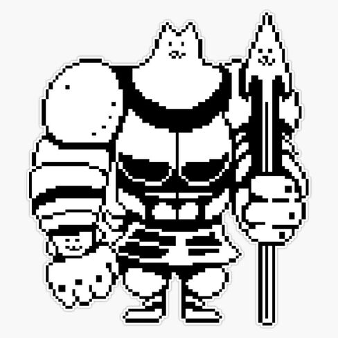 MAGNET Undertale - ملصق مغناطيسي مضاد للماء من الفينيل للكلب الأكبر من الفينيل ملصق مغناطيسي مضاد للماء للسيارة 5 بوصة in Kuwait