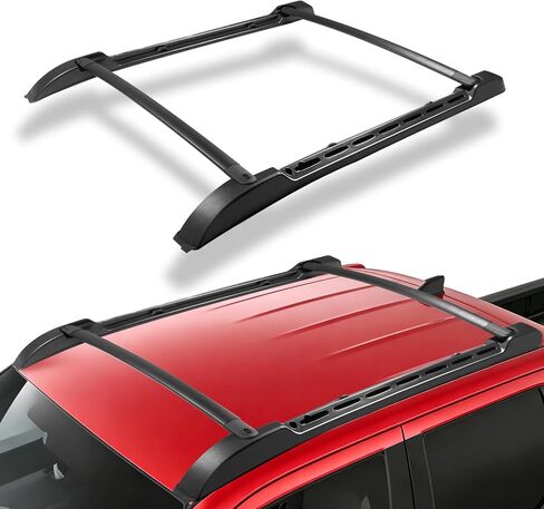 260LBS Heavy-Duty Roof Rack Cross Bars Fit for 2024–2026 Toyota Tacoma Double Cab, Aluminum Low-Profile Crossbars, Waterproof Design, Fits Kayak, Bike, Canoe, Snowboard and Cargo Accessories in Saudi Arabia