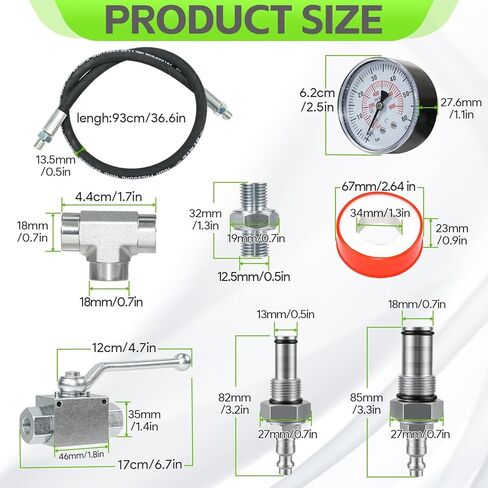 High Pressure Oil System IPR Air Test Tool Special Kit Compatible with Ford 6.0L-7.3L Powerstroke Engine, Rated Pressure 5300PSI Durable IPR Air Testing Tool for Powerstroke High Pressure Oil System in Saudi Arabia