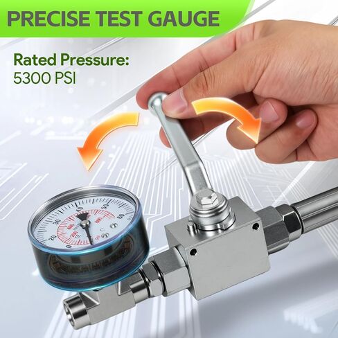 High Pressure Oil System IPR Air Test Tool Special Kit Compatible with Ford 6.0L-7.3L Powerstroke Engine, Rated Pressure 5300PSI Durable IPR Air Testing Tool for Powerstroke High Pressure Oil System in Saudi Arabia