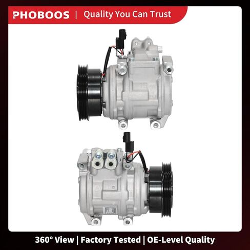 ضاغط تكييف الهواء PHOBOOS مع قابض متوافق مع Hyundai Tucson 2008-2009 2.0L (ث/أنظمة التحكم في المناخ Doowon) وكيا سبورتاج 2008-2010 2.0L، تبريد سريع، Ref.CO-11374C in Kuwait