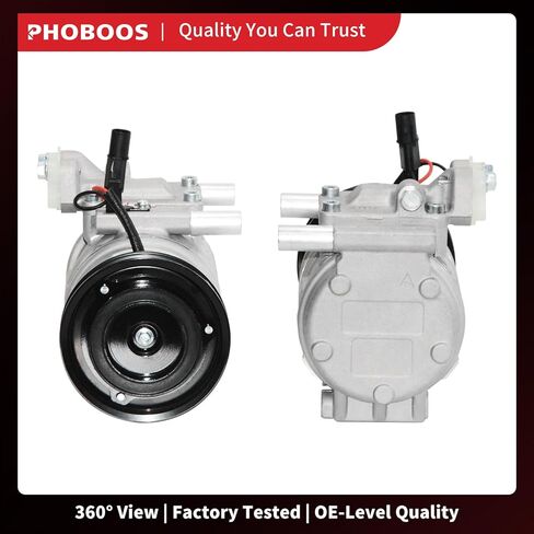 ضاغط تكييف الهواء PHOBOOS مع قابض متوافق مع Hyundai Tucson 2008-2009 2.0L (ث/أنظمة التحكم في المناخ Doowon) وكيا سبورتاج 2008-2010 2.0L، تبريد سريع، Ref.CO-11374C in Kuwait