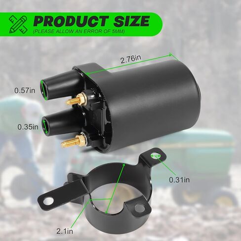 مجموعة ملف الإشعال LEAPTREND 166-0820 مع وحدة تحكم مناسبة لجرار John Deere 316 317 318 420، Onan P218G P220G P224G BF B43 B48 NHC CCK، استبدال 166-0785 166-0767 541-0522، 12 فولت in Kuwait