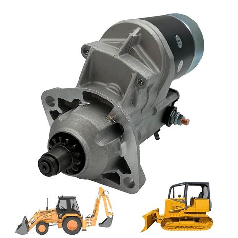 Starter Motor for Cummins 3.9 4BT 5.9 6BT, Case Backhoe Tractor 480E 480F 550E 580 580L 580E 580SE 580K 650 1840 1845C, OEM 16990N 86982709 7026666 A170746 16990 86982709 in Saudi Arabia