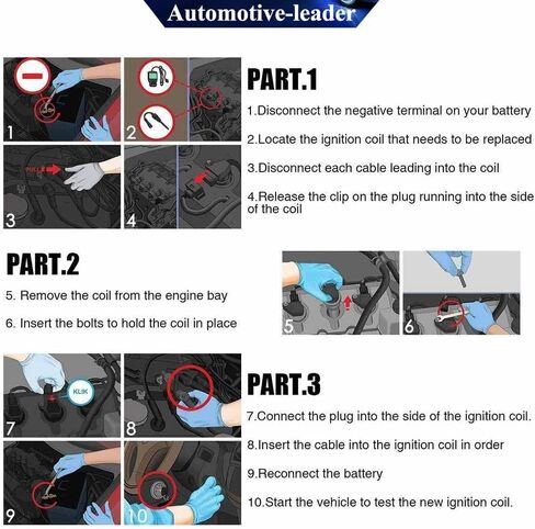 4 قطعة 7710874-01 7710874-02 استبدال ملفات تشغيل محرك السيارات لسيارات BMW S1000RR Premium/Standard 2014، لسيارات BMW S1000RR ABS/Premium ABS 2012 2013 771087401 771087402 in Kuwait
