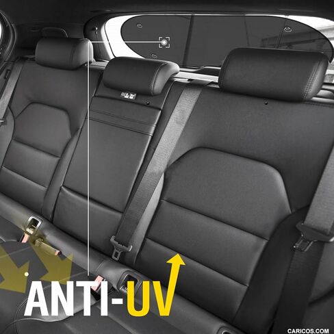 Car Rear Window Sunshade with Suction Cup 39"x20" UV Rays Protection for Baby Back Window Sun Shade for Car Windshield Universal Sunlight Shield Blocker for Rear Facing Seats Car Accessories (Rear) in Kuwait