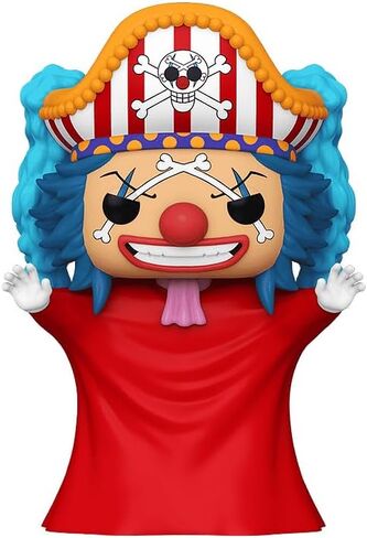 مجموعة Epic Collectibles Pop Anime: قطعة واحدة - شخصية Buggy The Genius Jester Clown الحصرية من الفينيل متضمنة مع واقي صندوق متوافق مع Funko in Kuwait