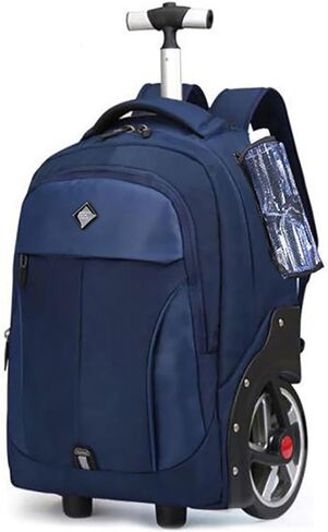 WMHYLYH 22 Inch Rolling Backpack, Waterproof Backpack with Wheels for Business and Travel Commuter, Carry on Laptop Backpack for Women and Men Adult (black) in Saudi Arabia