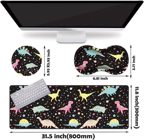 Extended Gaming Mouse Pad with Seam, Long XL Desktop Keyboard Pad, Suitable for Work/Game/Office/Home, Butterfly Wrist Rest Pad and Coaster, Bible Verses Proverbs 3125 in Saudi Arabia