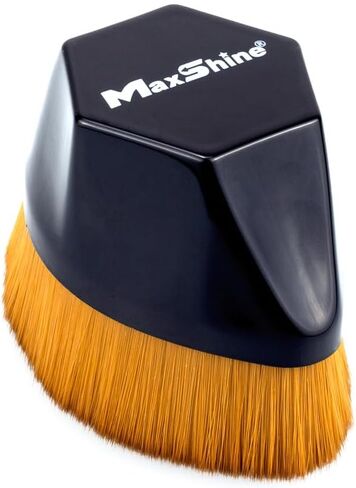 فرشاة Maxshine Small Universal بمقبض فائق النعومة - شعيرات فائقة النعومة - فرشاة تفصيلية احترافية للداخلية والخارجية والمقاعد الجلدية وخليج المحرك والعجلات - أداة متميزة للعناية بالسيارات in Kuwait