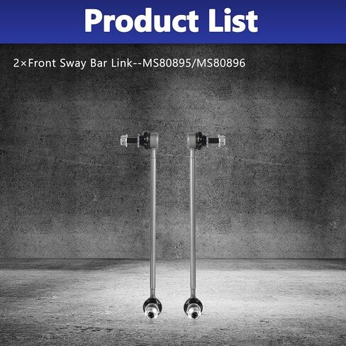 روابط شريط Sway K750945 K750946، رابط نهاية شريط التثبيت الأمامي متوافق مع 2020-2022 Subaru Outback Crosstrek، 2019-2023 Subaru Ascent Forester MS80895 MS80896 قطعتان in Kuwait