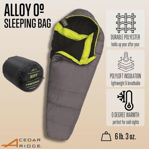 Cedar Ridge Alloy 0° Sleeping Bag in Saudi Arabia