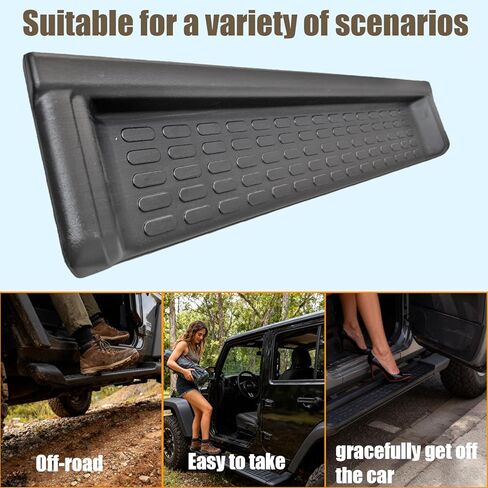 2PCS Side Step Running Board Compatible with Jeep Wrangler TJ & Unlimited 1997-2006 Running Board Repalce PW4511 in Saudi Arabia