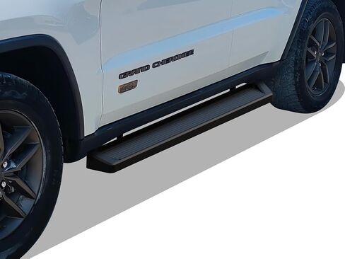 Tuxtreme Black Running Boards Style Compatible with Jeep Grand Cherokee 2011-2021 (Include 22 WK)(Exclude Limited X & High Altitude & Summit & SRT & SRT8 & Trackhawk & Trailhawk) (Nerf Bars Steps) in Kuwait