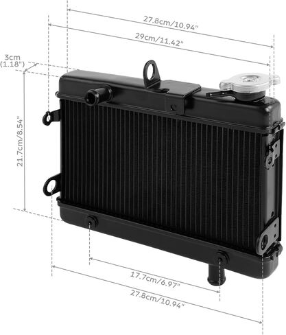 Radiator Cooler Cooling Fits for Honda Rebel 300 CMX300 2017-2024 2023 2020 2019 2018 2022 in Saudi Arabia