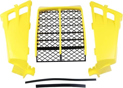 2GU-21711-50-00 2GU-21721-50-00 أغطية جانبية لخزان الغاز البلاستيكي مع شواية متوافقة مع Yamaha Banshee 350 YFZ350 87-06 أصفر in Kuwait