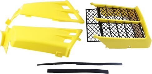 2GU-21711-50-00 2GU-21721-50-00 أغطية جانبية لخزان الغاز البلاستيكي مع شواية متوافقة مع Yamaha Banshee 350 YFZ350 87-06 أصفر in Kuwait