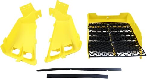 2GU-21711-50-00 2GU-21721-50-00 أغطية جانبية لخزان الغاز البلاستيكي مع شواية متوافقة مع Yamaha Banshee 350 YFZ350 87-06 أصفر in Kuwait