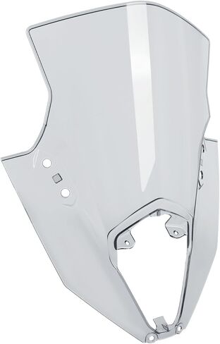استبدال الزجاج الأمامي للدراجات النارية لـ Kawasaki Ninja650 Ninja 650 ER6F ER-6F 2020-2026 PC فقاعة مزدوجة للزجاج الأمامي (أسود) in Kuwait