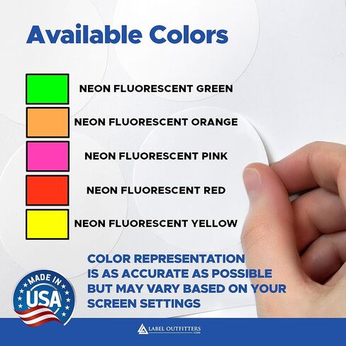 3,000 Label Outfitters 1" x 2 5/8" Printable Fluorescent Neon Yellow Address Labels – 100 Sheets in Saudi Arabia