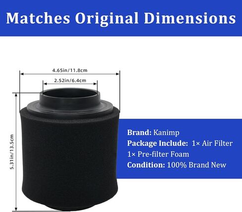 0452306 1253355 Air Filter Compatible with Polaris Phoenix 200 2005-2019 Trail Blazer 250 2001-2006 Hawkeye 300 2006-2011 Sportsman 300 2008-2010 Xplorer 250 400L 2001-2002 Sawtooth 200 2006-2007 in Saudi Arabia