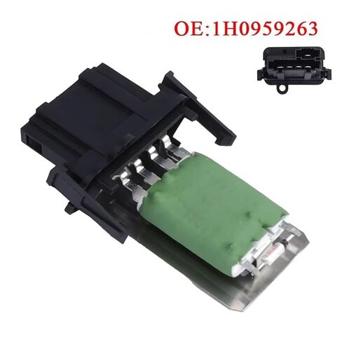 Blower Motor Fan Resistor, for VW, for Caddy, for Golf MK3 1H0959263 Car Heater Blower Motor Fan Resistor Blower Speed Regulating Resistor in Saudi Arabia