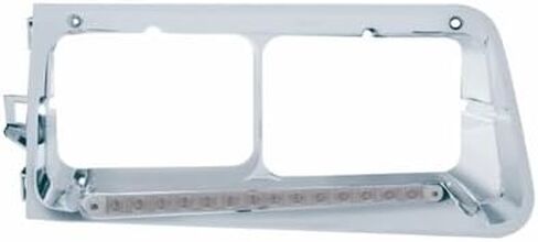 United Pacific 32367 Headlight Bezel, 14 LED, Amber LED/Clear Lens, for Freightliner FLD in Kuwait