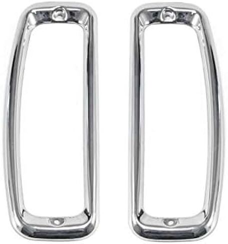 Scott Drake C7TZ-99279A6/7S - 1966-77 Bronco Tail Light Bezels (Stainless Steel) in Saudi Arabia