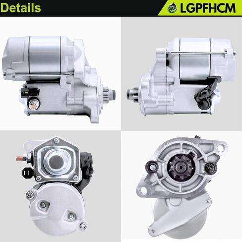 12V 1.4KW 9T 16611-63013 كاتب متوافق مع Bobcat Excavator 428 425 Skid Steer 553F عجلة جرار B200 لمحرك Kubota D722 D902 D950 D1105 V1305 V1505 لشاحنة رفع Ausa لجزازات تورو in Kuwait