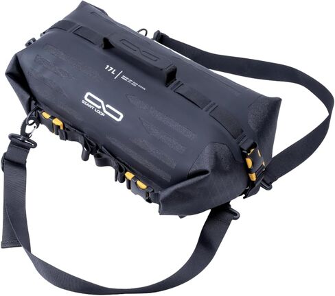 Giant Loop Coyote Saddlebag (39L) & Rogue Dry Bag (17L) Bundle, Water-Resistant Motorcycle Storage, Fits Any Motorcycle Make & Model (Black) in Saudi Arabia