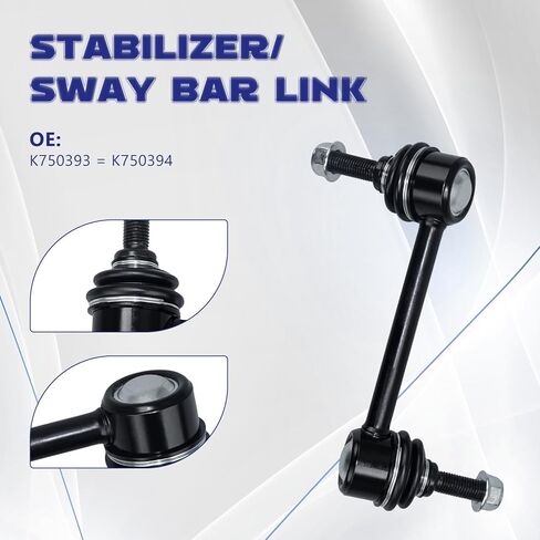 Sway Bar End Link, K750393 K750394 Rear Stabilizer Sway Bar End Link Replacement for 2011-19 Ford Explorer Taurus Flex Police Lincoln MKS MKT in Kuwait