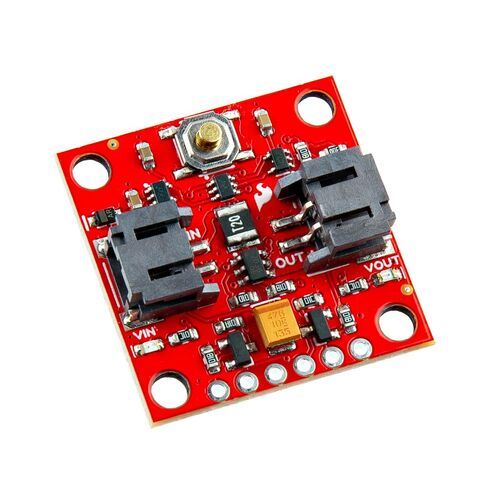مفتاح الطاقة الناعم SparkFun - JST 2 مم - مفتاح تشغيل/إيقاف صلب سلبي مع تعليقات البرامج وموصلات بطارية JST 2 مم - الأبعاد: 1.0 بوصة. × 1.0 بوصة. (25.4 ملم × 25.4 ملم) in Kuwait