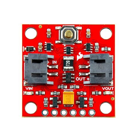 مفتاح الطاقة الناعم SparkFun - JST 2 مم - مفتاح تشغيل/إيقاف صلب سلبي مع تعليقات البرامج وموصلات بطارية JST 2 مم - الأبعاد: 1.0 بوصة. × 1.0 بوصة. (25.4 ملم × 25.4 ملم) in Kuwait