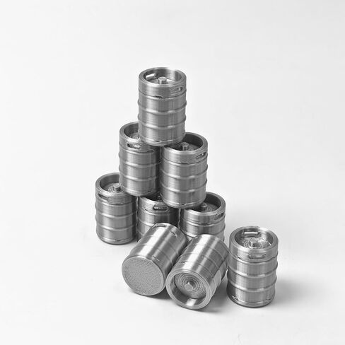 Mini Industrial Barrel Set – 3D Printed Miniature Keg Props, 9-Piece Gray Barrel Pack for Model Scenery, Tabletop Terrain & Diorama Crafts (1:24) in Saudi Arabia