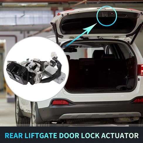 مشغل قفل الباب الخلفي البديل من X AUTOHAUX مع كابل لسيارة Honda Odyssey 2018-2022 لسيارة Honda CR-V 2017-2021 مجموعة مزلاج الباب الخلفي رقم 74800TLAA51 أسود in Kuwait
