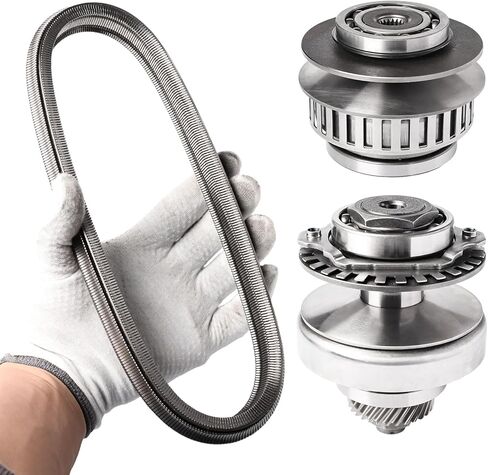 JF015E RE0F11A Transmission 29T Pulley Set with Belt Chain Compatible with Sentra March NV200 Tiida Cube Livina Attrage Spacia, Replace CVT Transmission Drive Hard Part, Repalces# 901068, 33710S-1 in Saudi Arabia