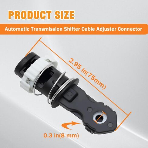 Automatic Transmission Range Selector Lever Cable Gearbox Linkage End Adjuster Connector Compatible with Cadillac ATS 2.0L 2.5L 3.6L 2013-2019 (Replace# 23199239 23325157) in Saudi Arabia